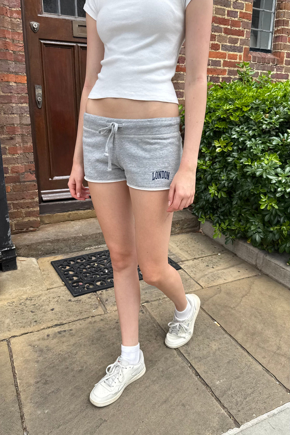 Marcie London Sweatshorts | Heather Grey / XS/S
