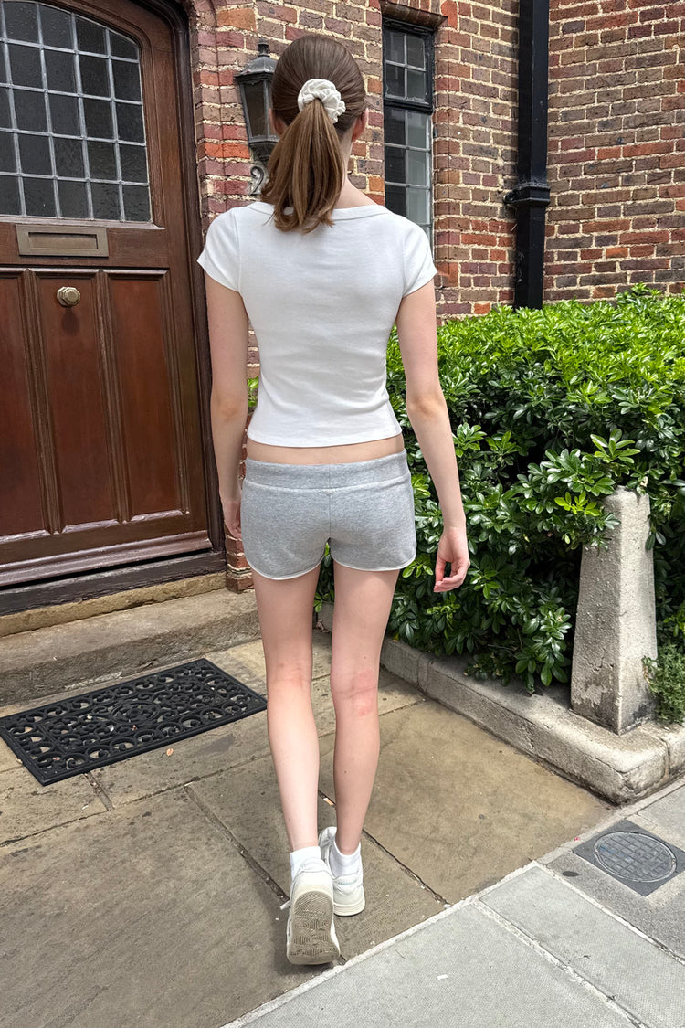 Marcie London Sweatshorts | Heather Grey / XS/S