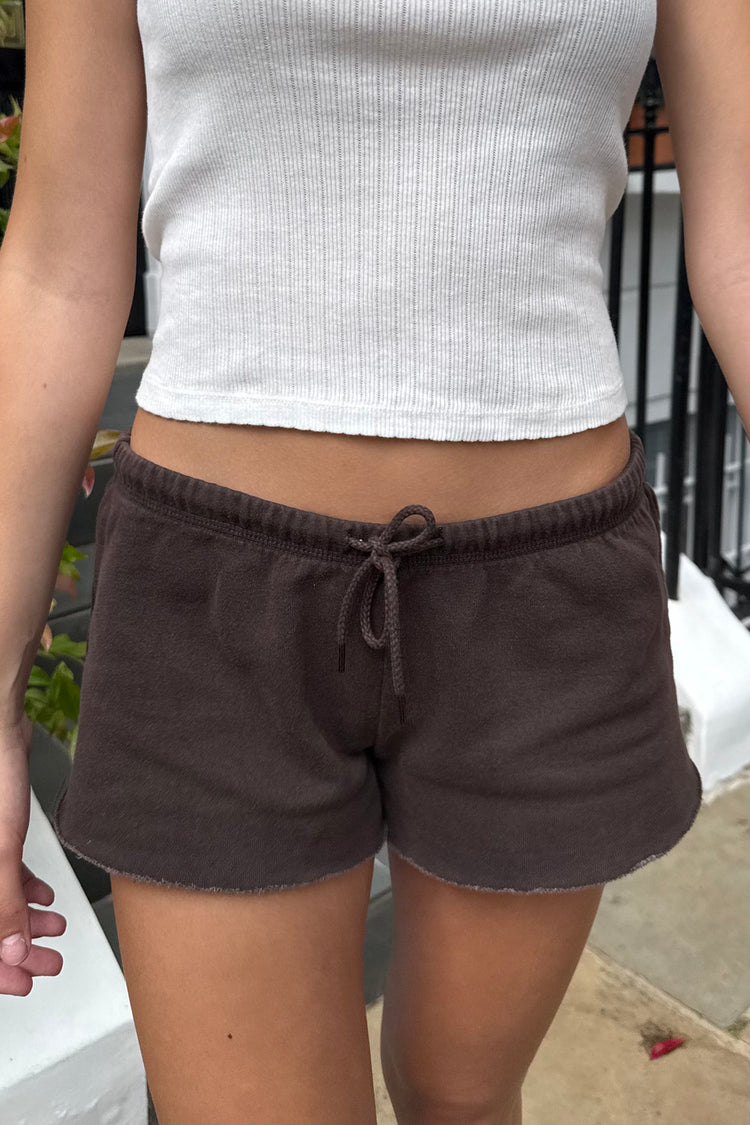 Marcie Sweatshorts | Dark Brown / XS/S