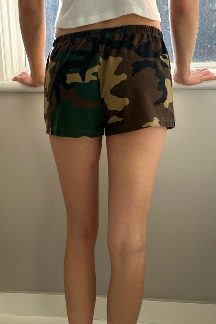 Emery Cotton Sweatshorts | Camouflage / XS/S