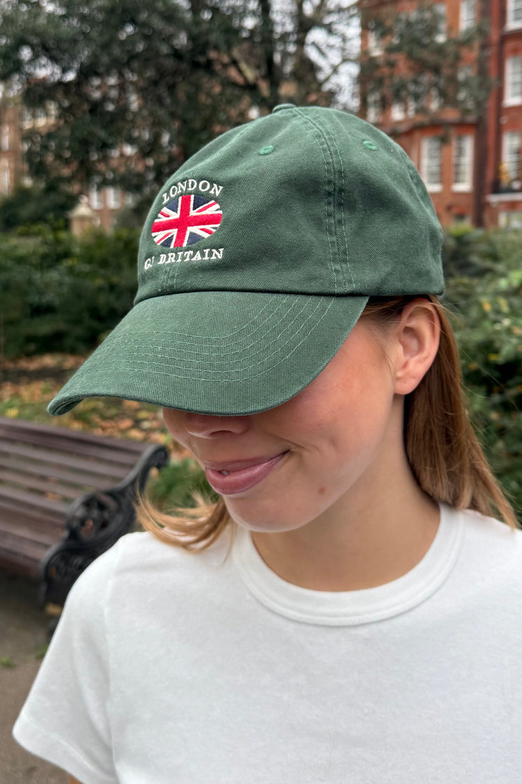 Katherine London Cap | Forest Green
