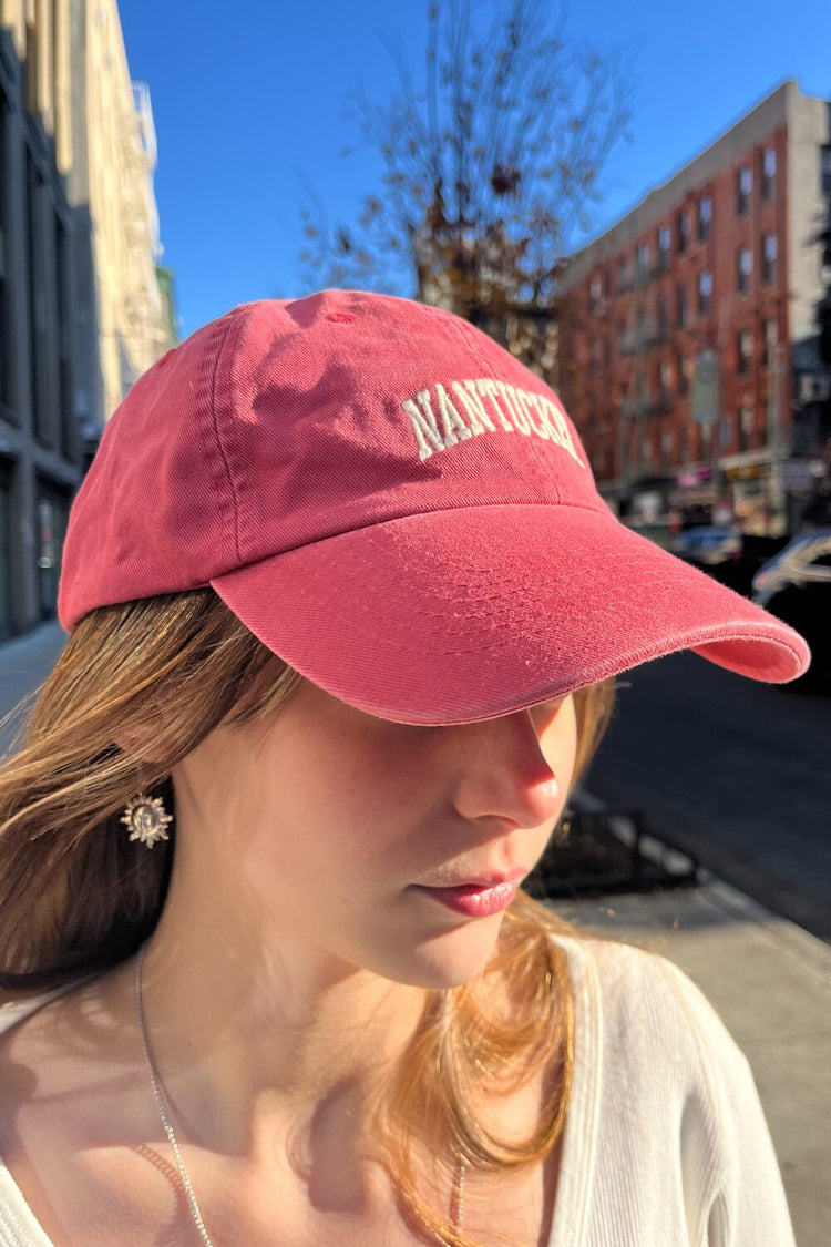 Katherine Nantucket Cap | Faded Red