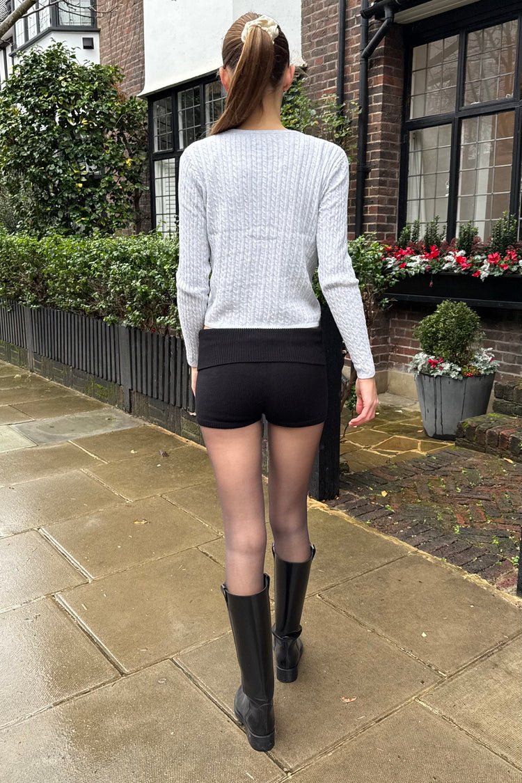Harriet Knit Shorts | Black / XS/S