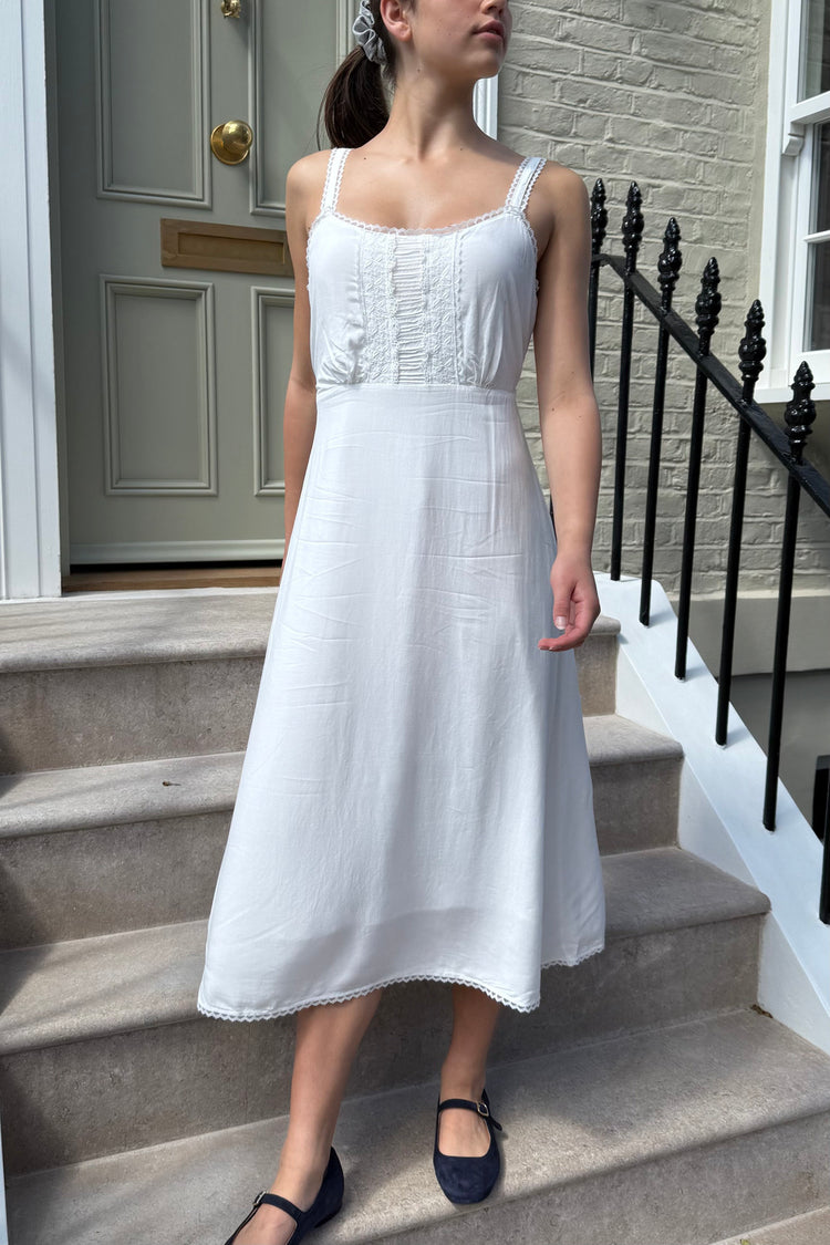 Georgiana Dress | White / S