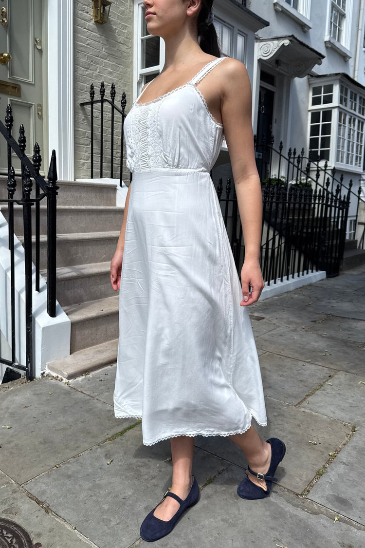 Georgiana Dress | White / S