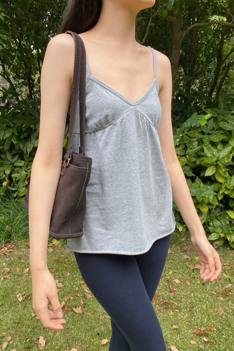 Livy Tank | Light Heather Grey / XS/S