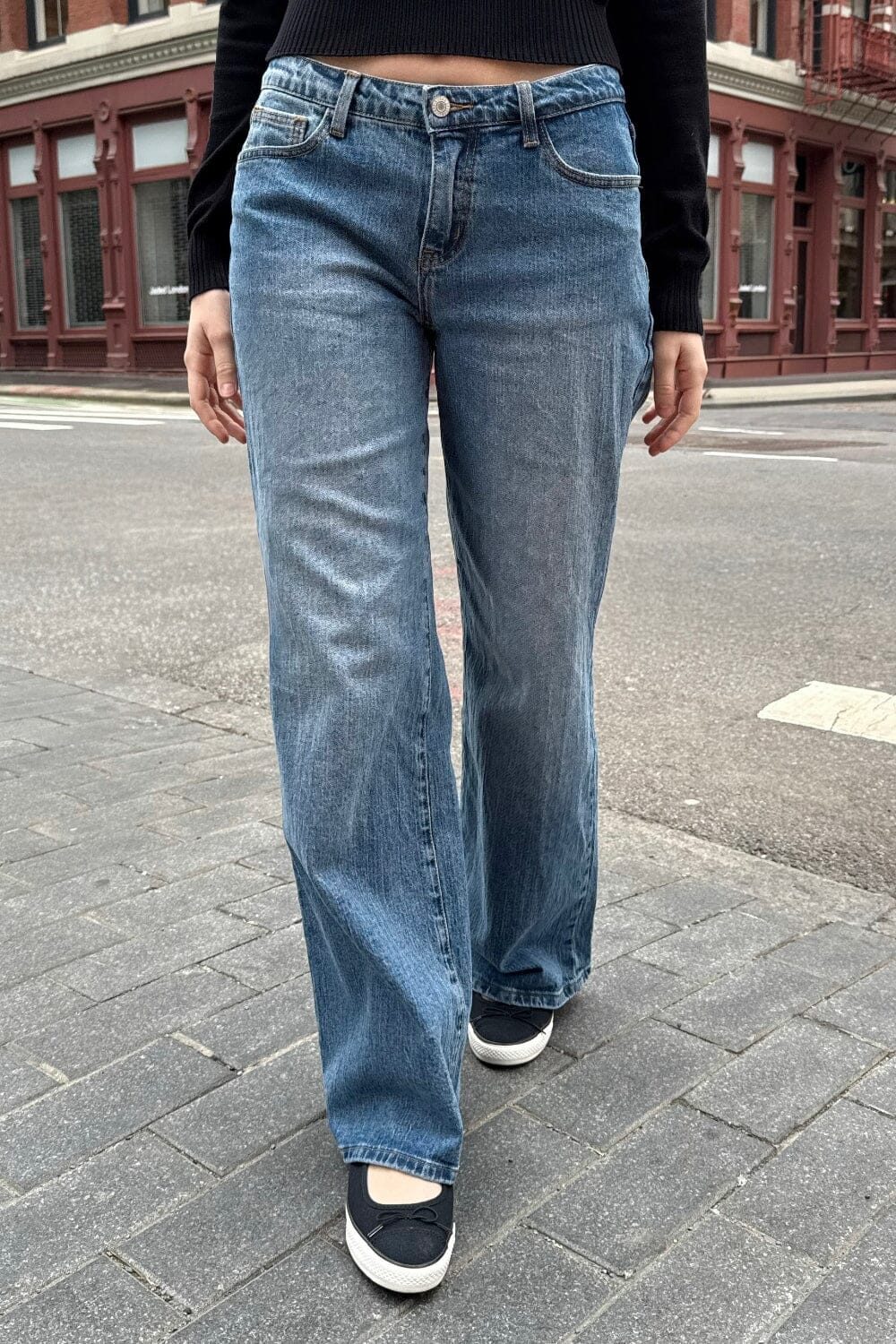 Jenna Denim Jeans | Medium Wash Denim / S