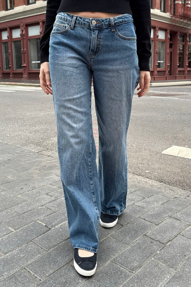 Jenna Denim Jeans | Medium Wash Denim / S