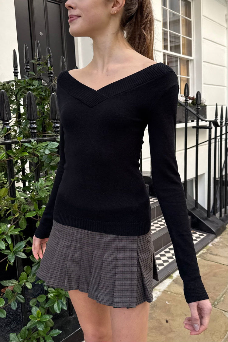 Amira Off Shoulder Top | Black / XS/S