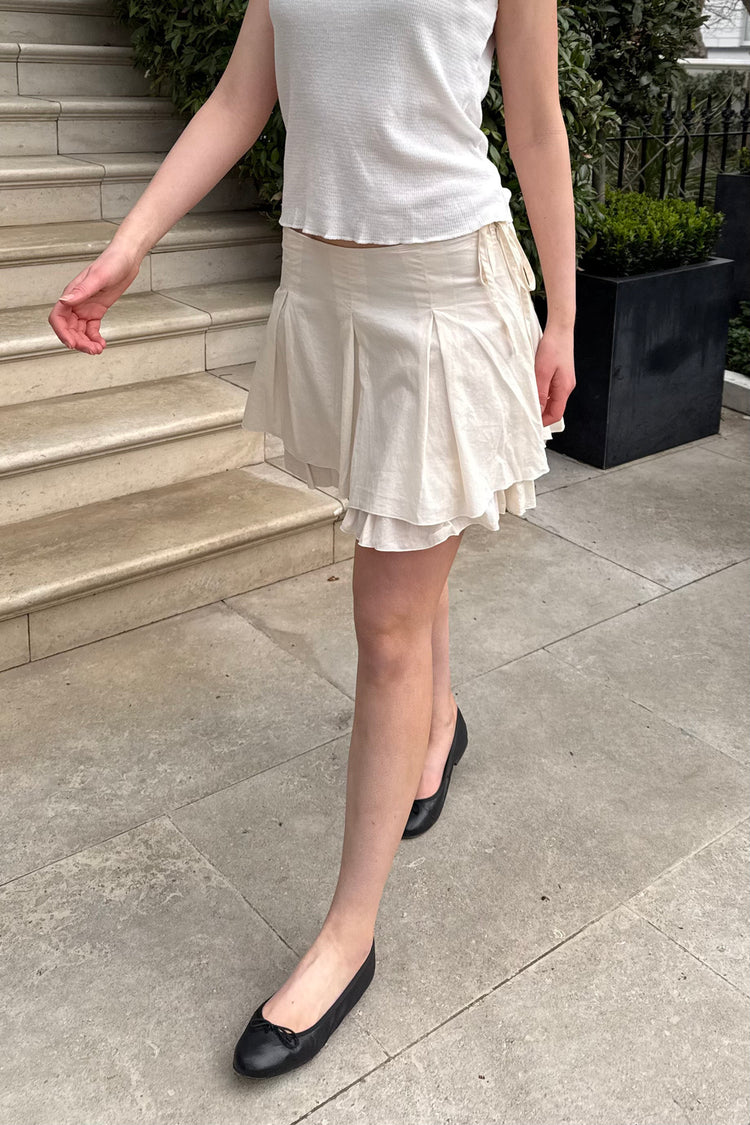 Mindy Skirt | Ivory / XS/S