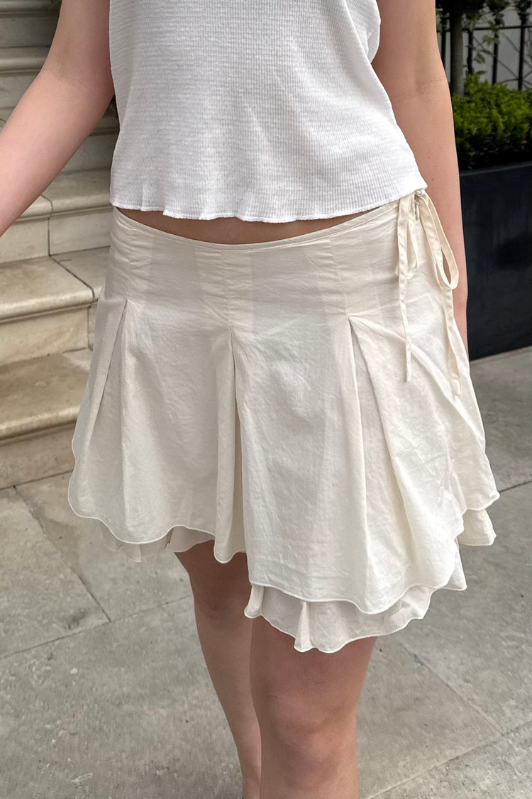 Mindy Skirt | Ivory / XS/S
