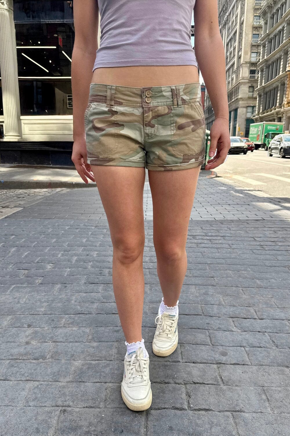 Sheila Shorts | Light Camouflage / XS/S