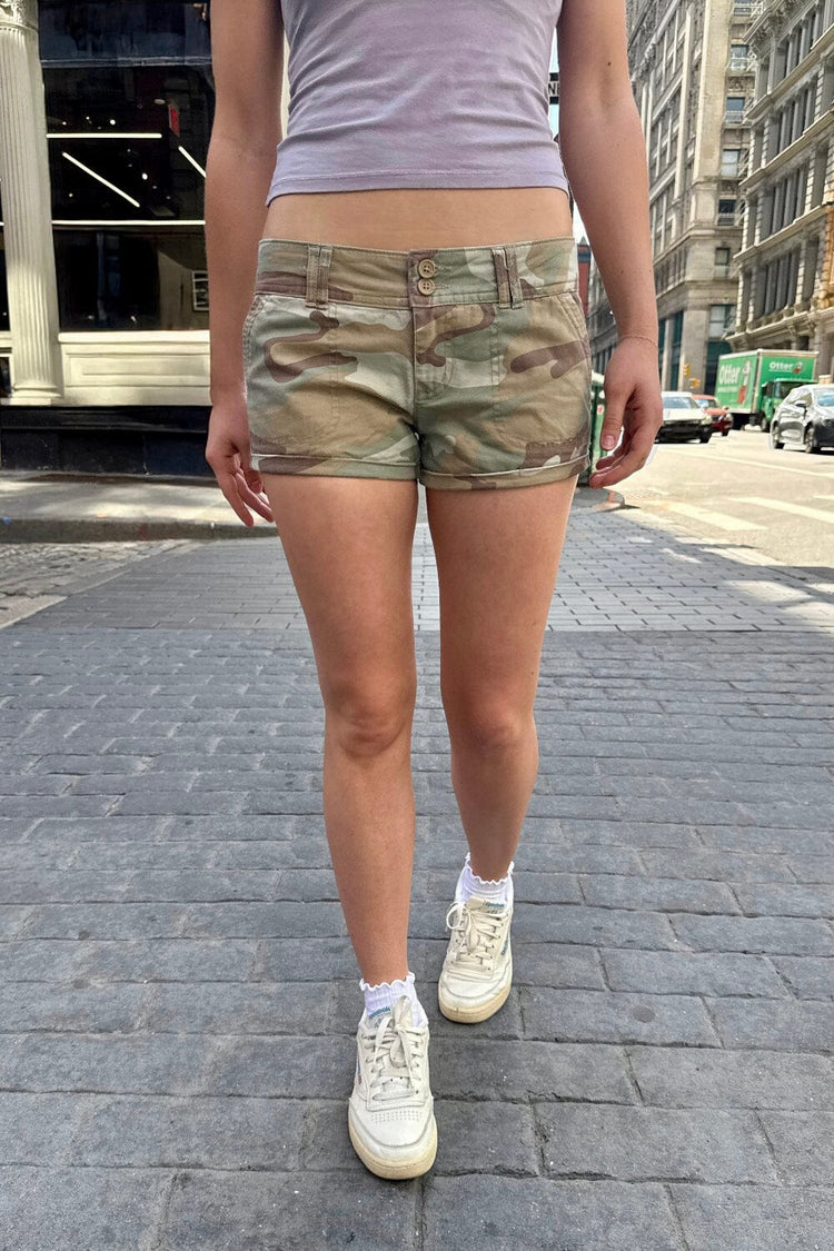 Sheila Shorts | Light Camouflage / XS/S