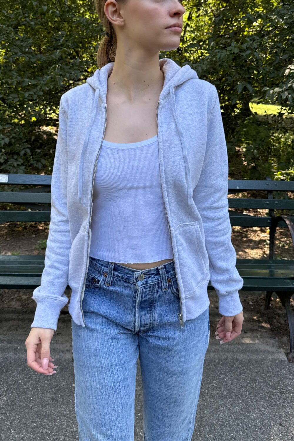 Christy Hoodie | Light Heather Grey / Regular Fit