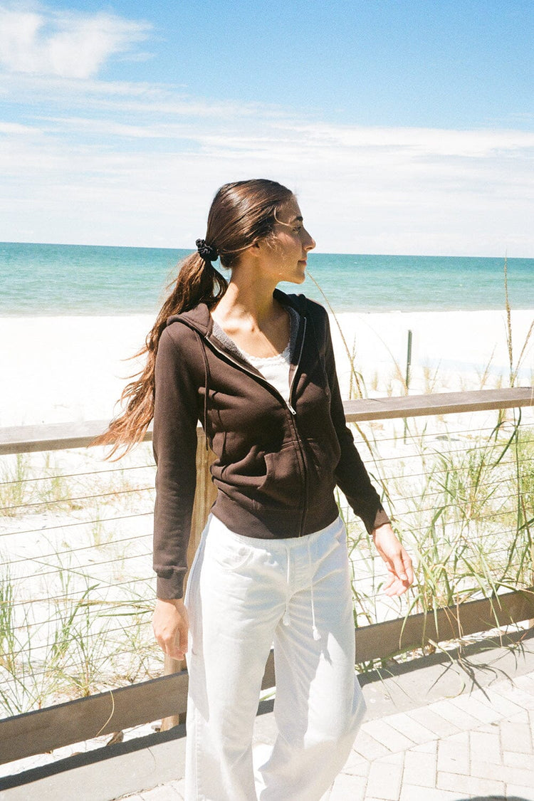 Christy Hoodie | Dark Brown / Regular Fit