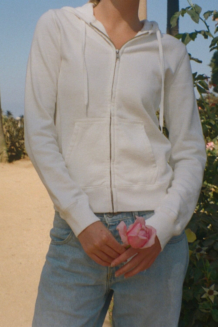 Christy Hoodie | White / Regular Fit