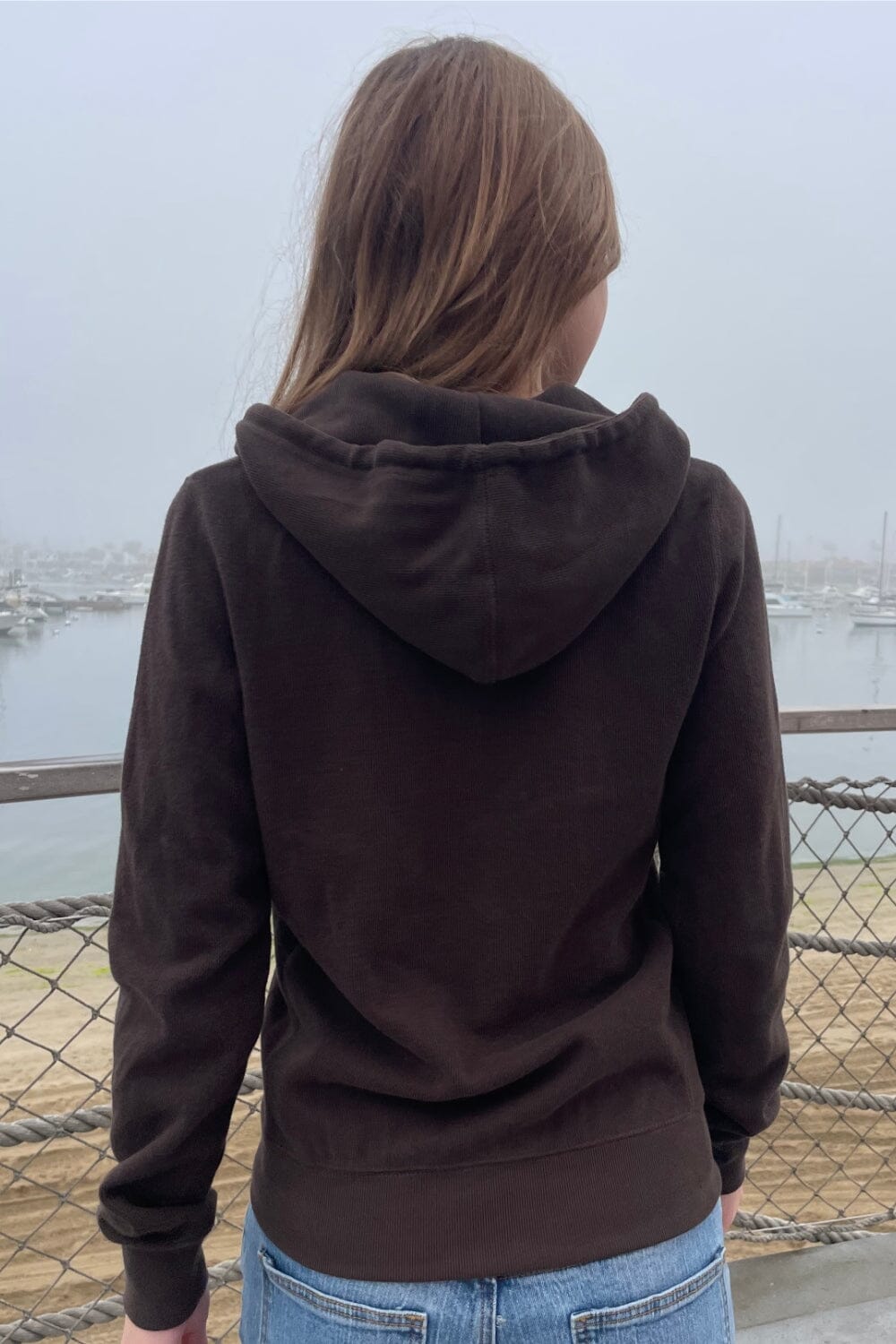 Christy Hoodie | Dark Brown / Regular Fit