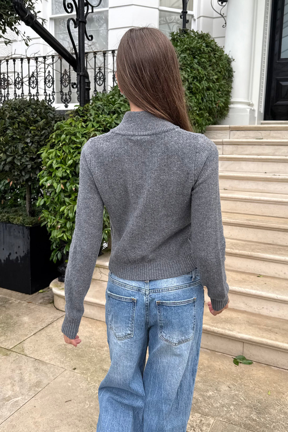 Alena Wool Sweater | Dark Grey / XS/S