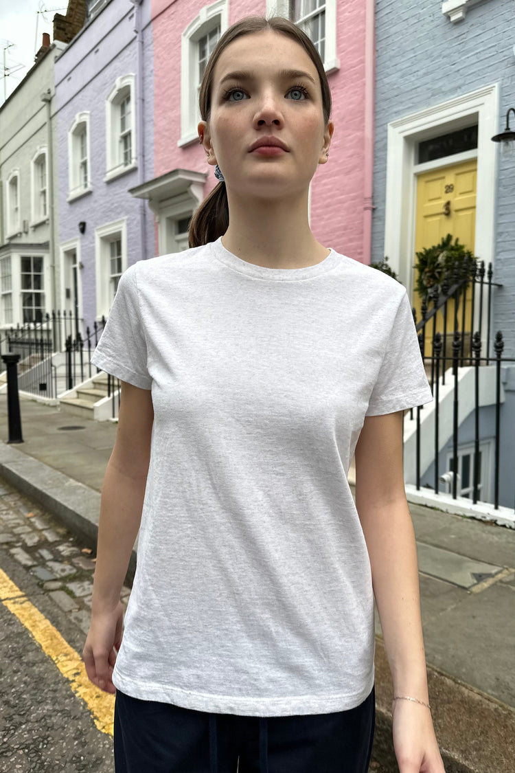 Chloe Top | Silver Grey / Regular Fit