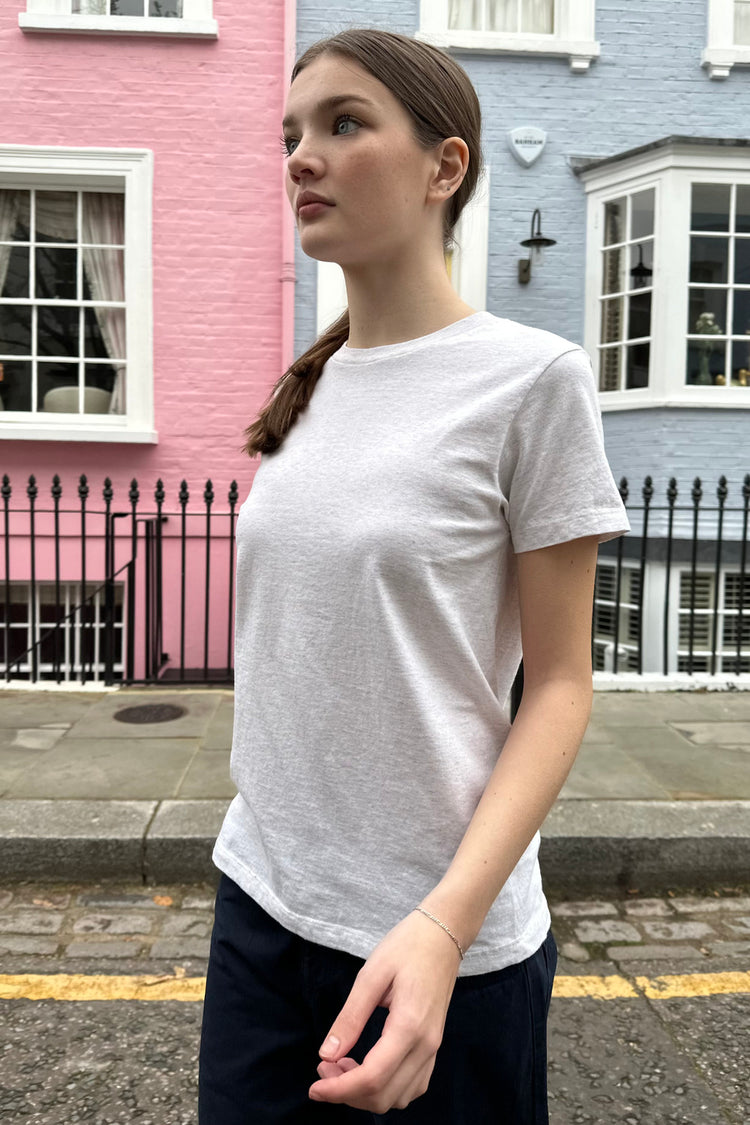 Chloe Top | Silver Grey / Regular Fit