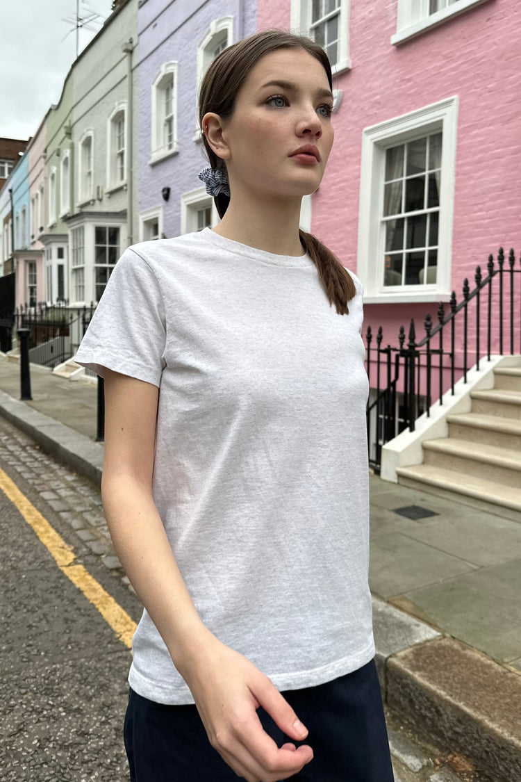 Chloe Top | Silver Grey / Regular Fit