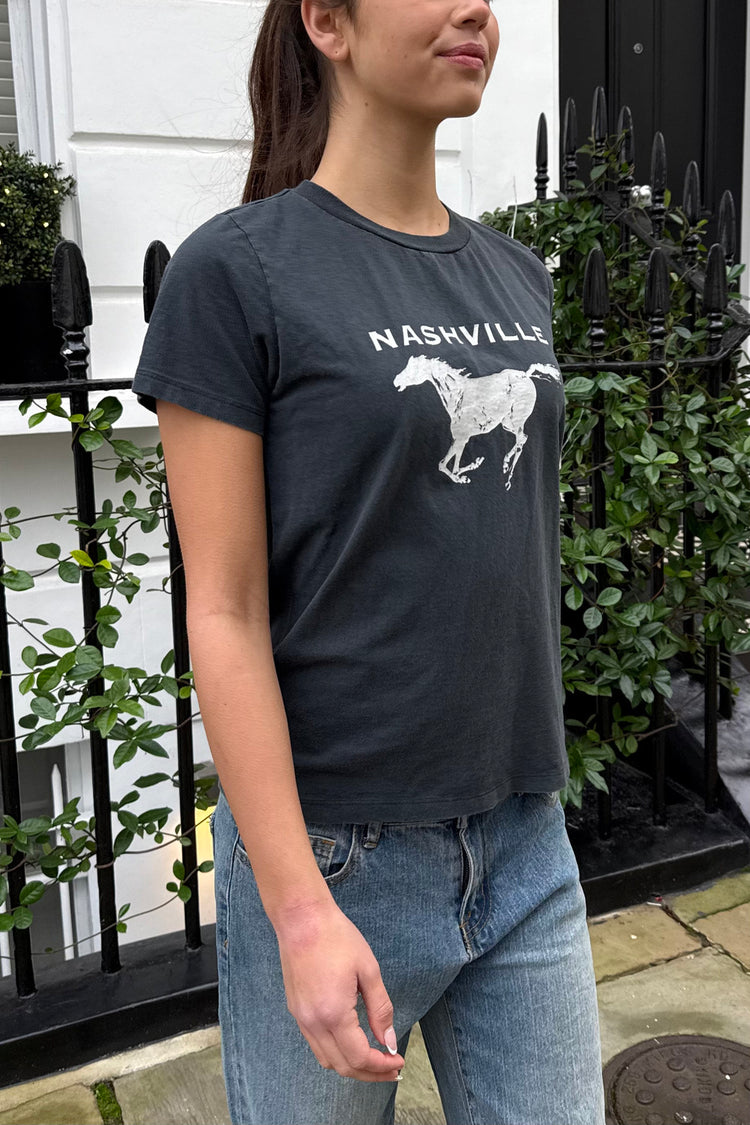 Chloe Nashville Top | Faded Black / XS/S