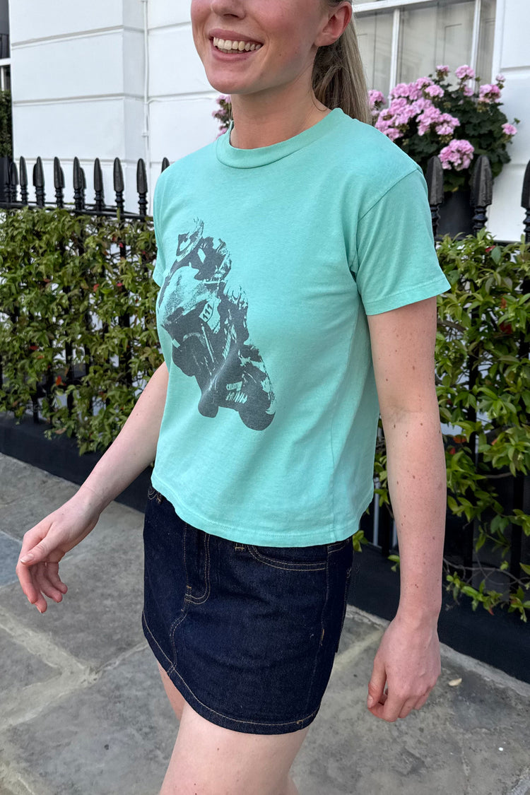 Chloe Top | Seafoam Teal / Regular Fit