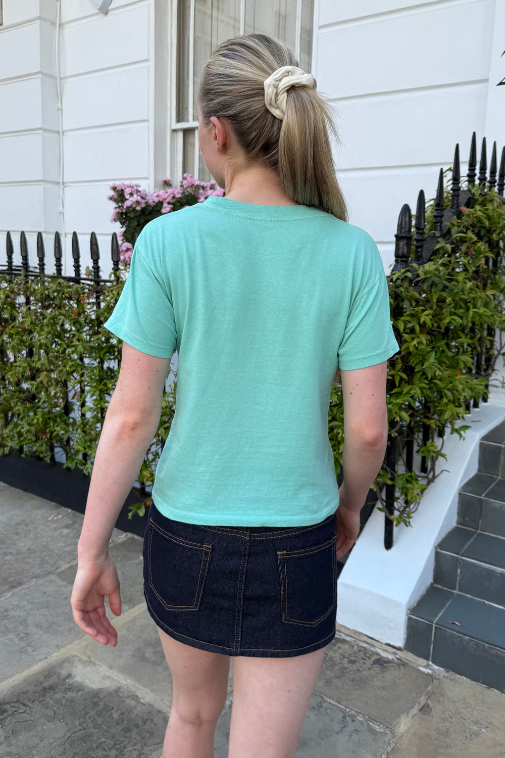 Chloe Top | Seafoam Teal / Regular Fit