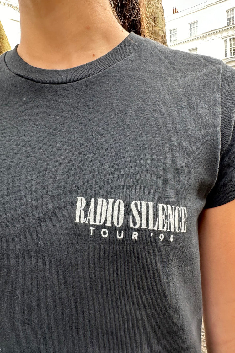 Radio Silence Top | Black / Regular Fit