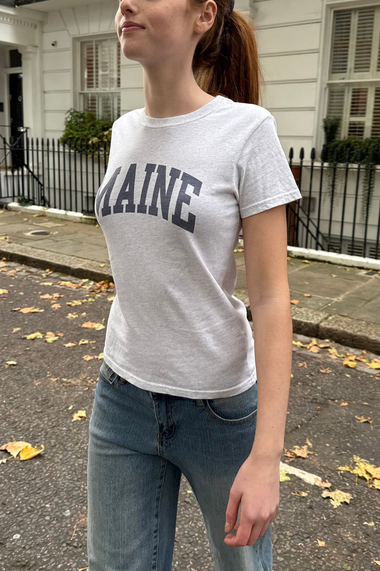 Chloe Maine Top | Silver Grey / S