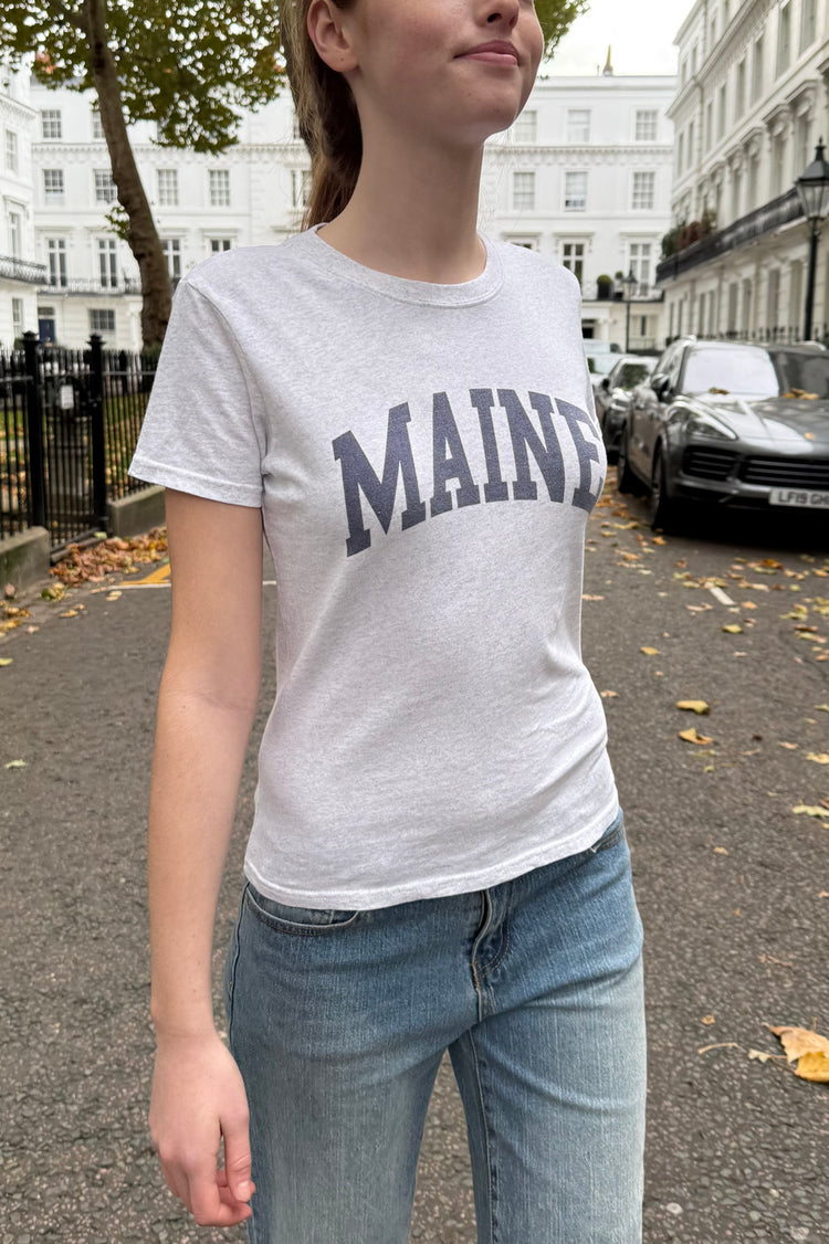 Chloe Maine Top | Silver Grey / S