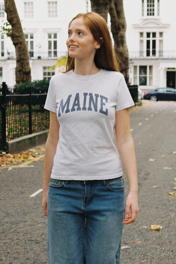 Chloe Maine Top | Silver Grey / S