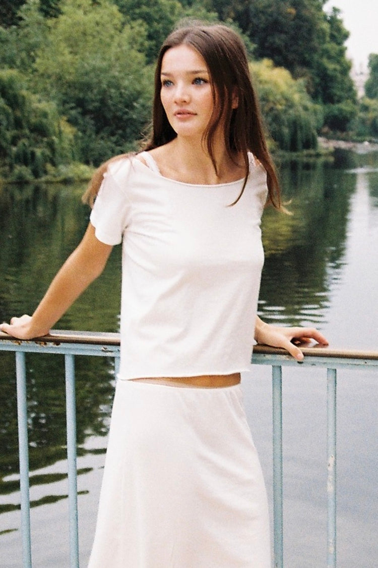 Robyn Off The Shoulder Top | White / S