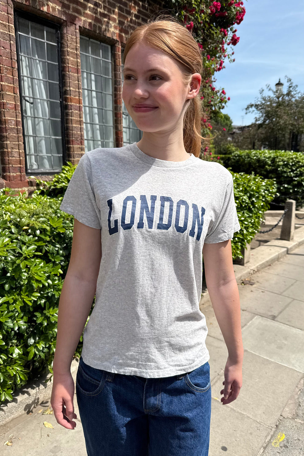 Chloe London Top | Light Heather Grey / XS/S