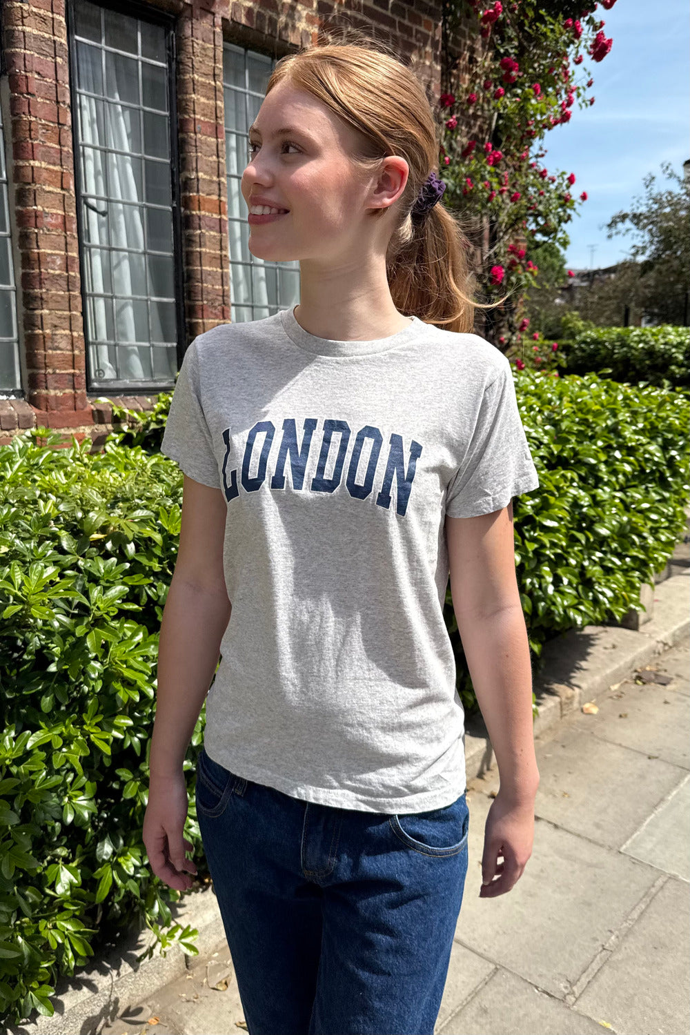 Chloe London Top | Light Heather Grey / XS/S