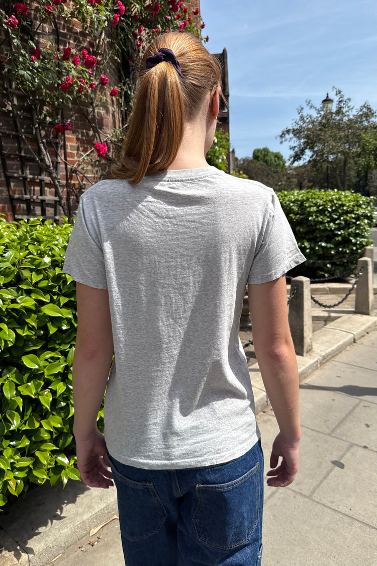 Chloe London Top | Light Heather Grey / XS/S