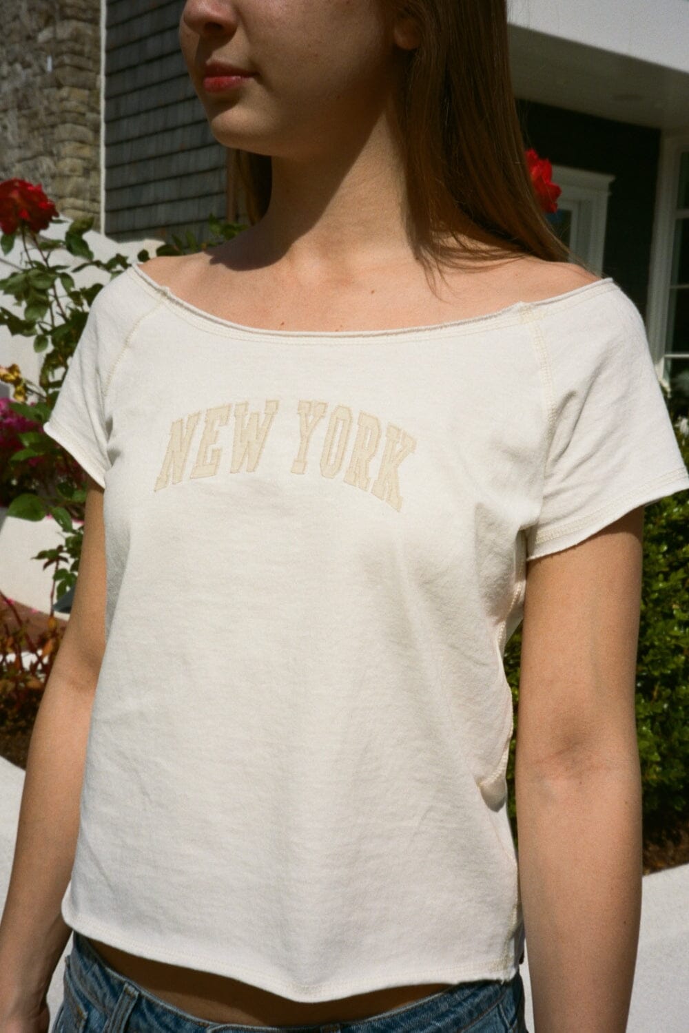 Bonnie New York Top | White / XS/S