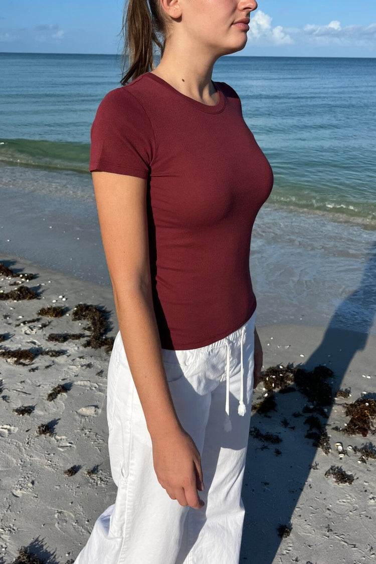 Chloe Top | Burgundy / XS/S