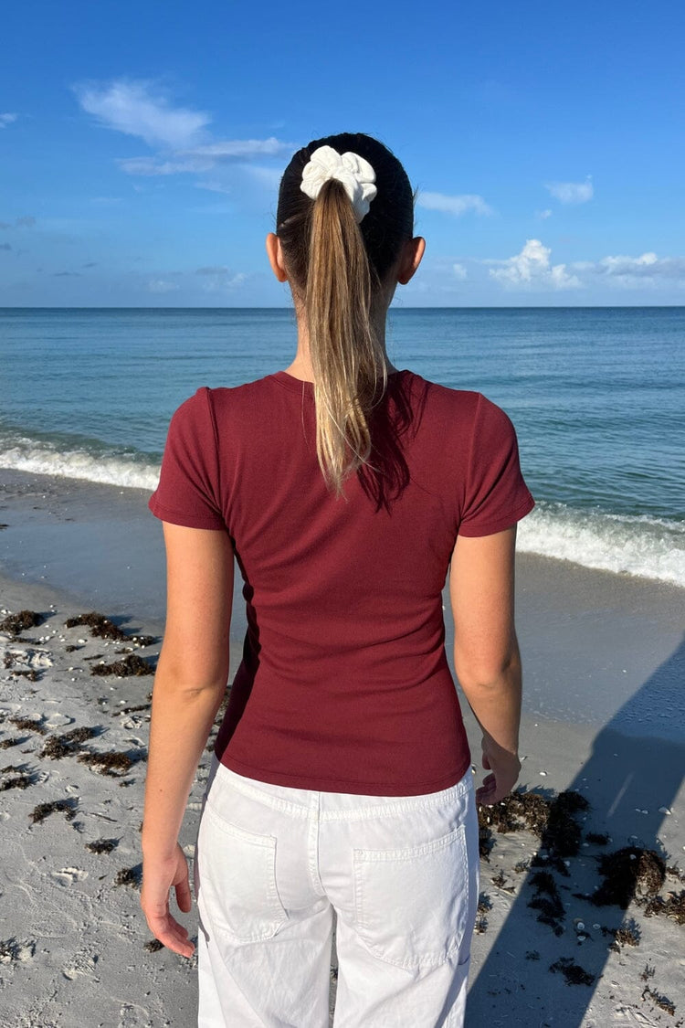 Chloe Top | Burgundy / XS/S