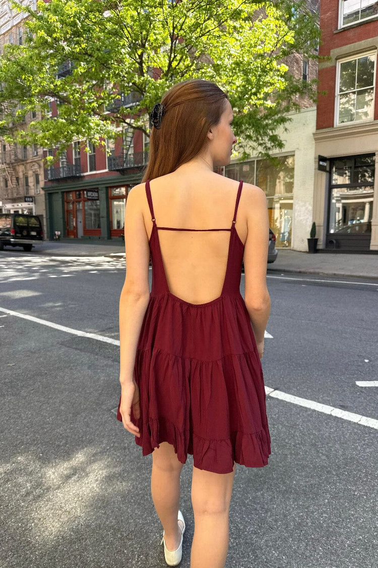 Tess Dress | Burgundy / XS/S