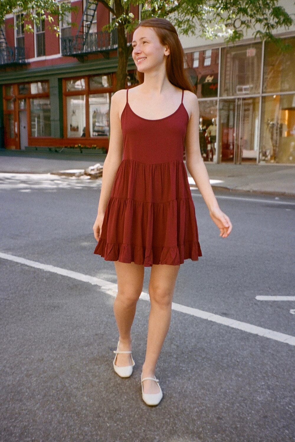 Tess Dress | Burgundy / XS/S