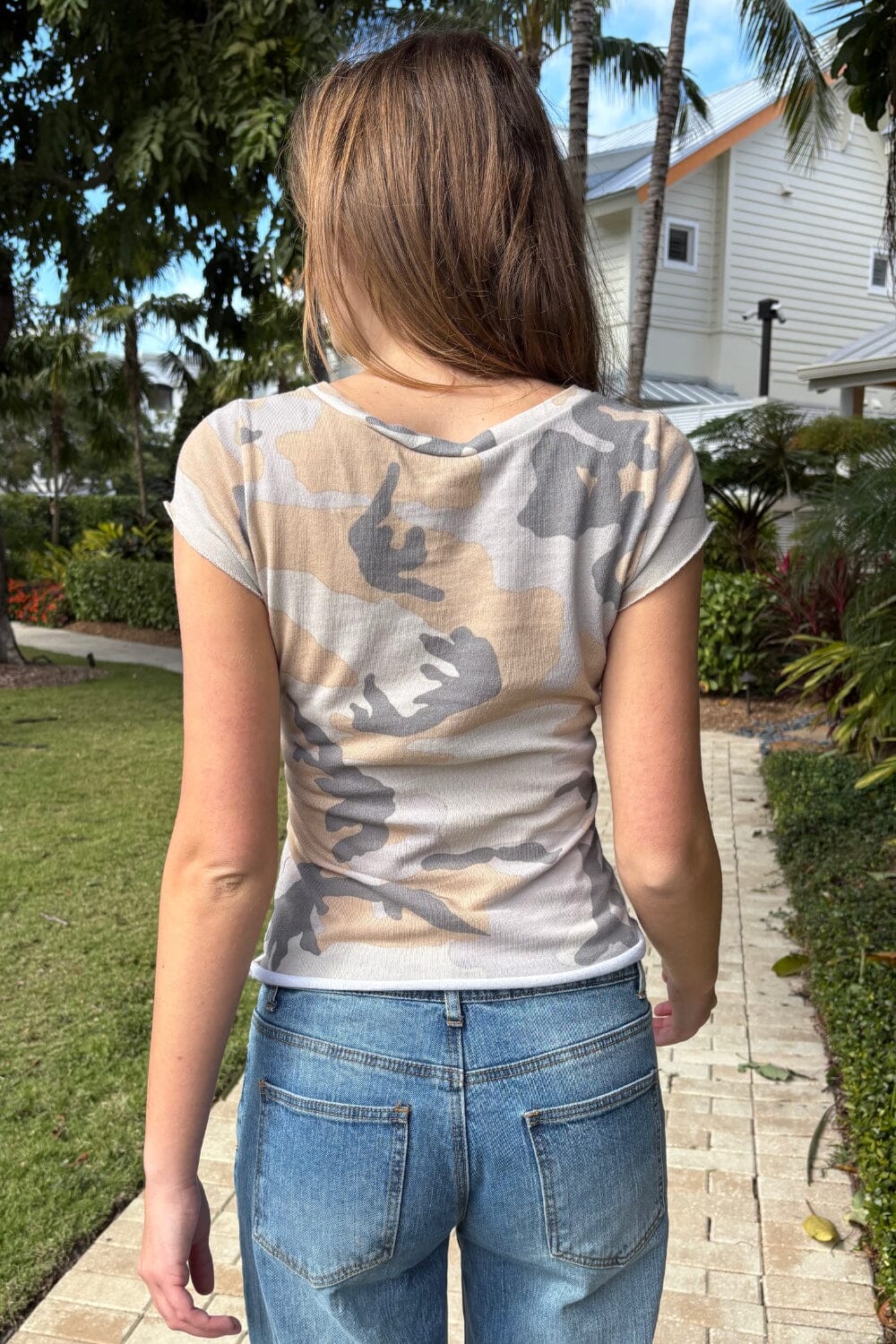 Iria Top | Light Camouflage / XS/S