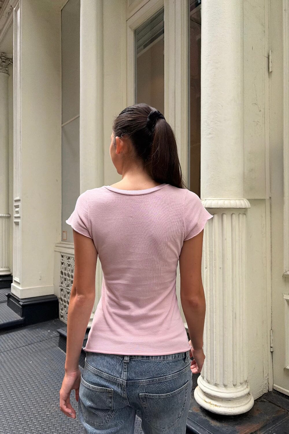 Ava Beverly Hills Top | Light Pink / XS/S
