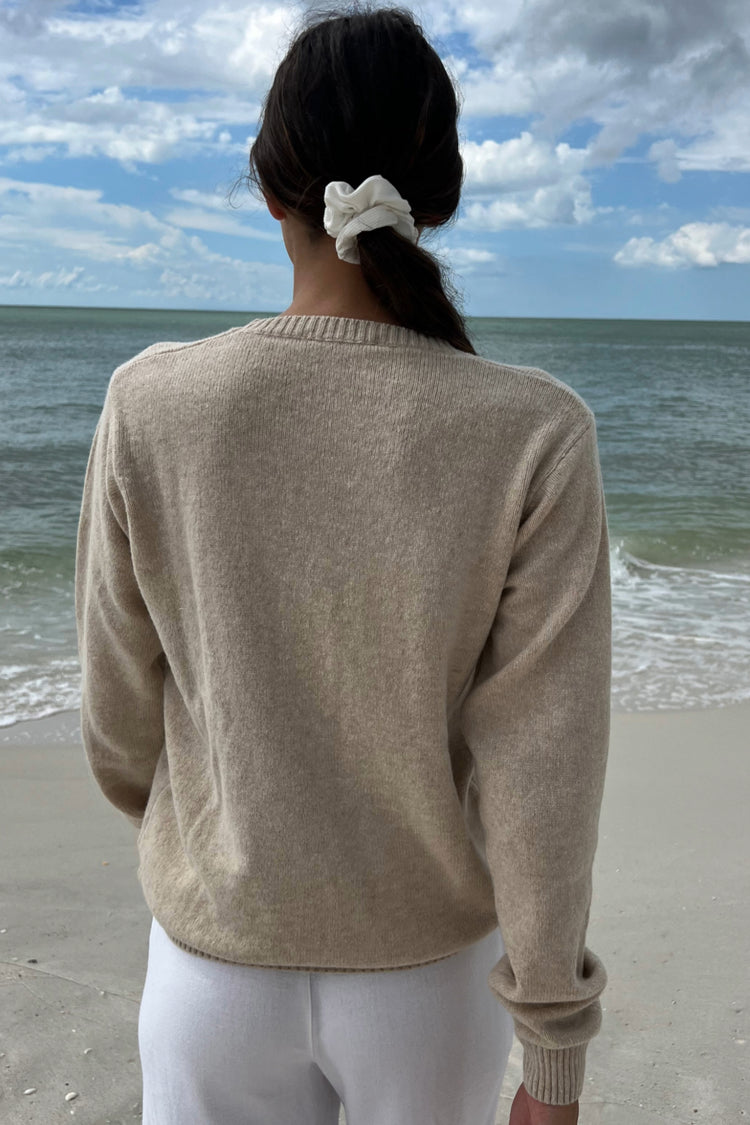 Martha Wool Sweater | Light Beige / Regular Fit