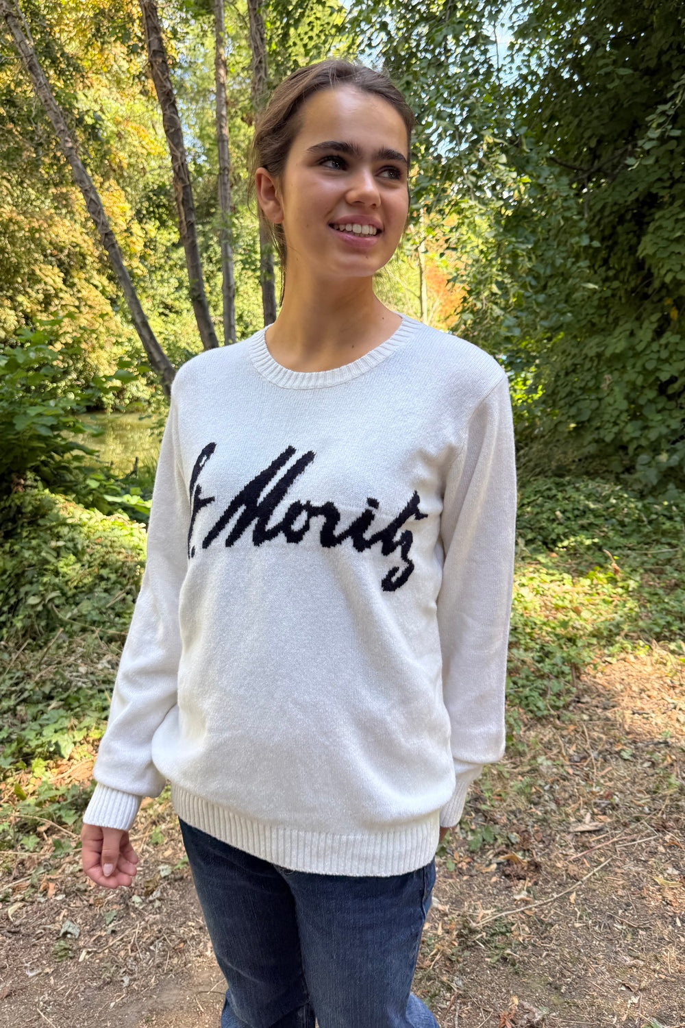 St Moritz Wool Sweater | Ivory / Regular Fit