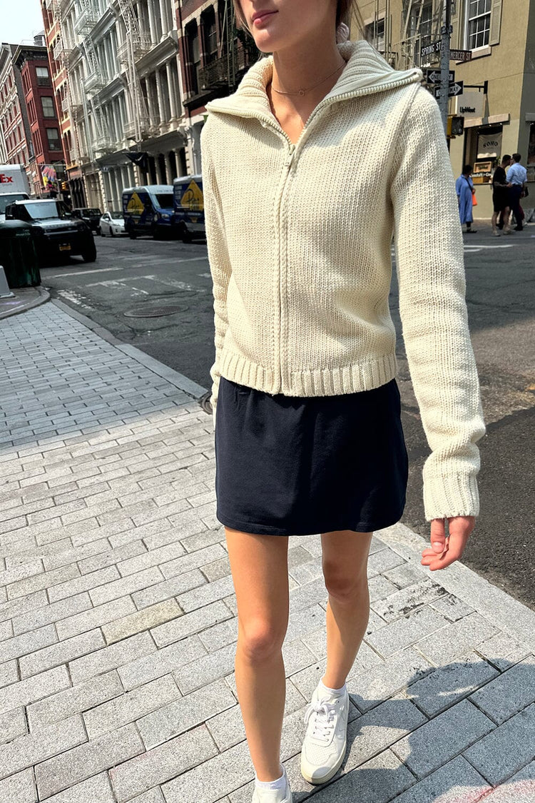 Andrea Wool Sweater | Ivory / S