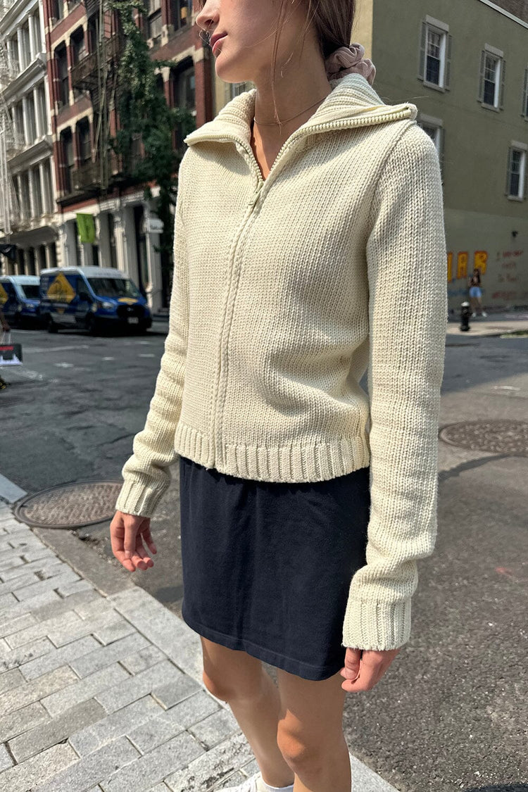 Andrea Wool Sweater | Ivory / S