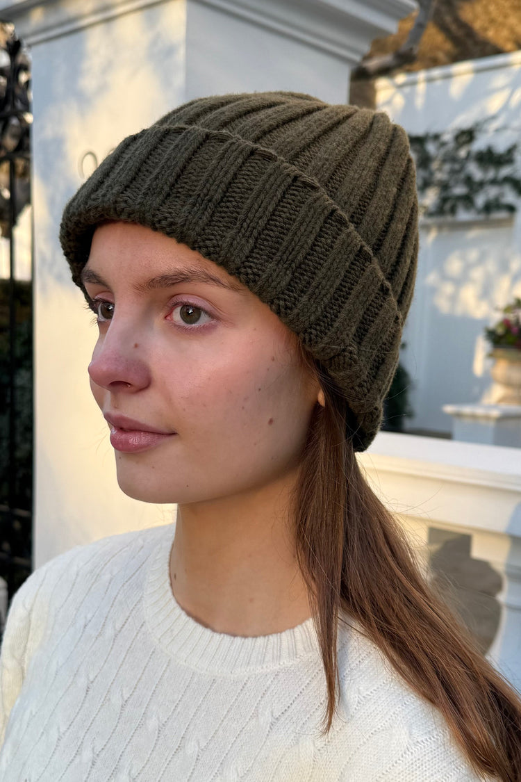 Knit Beanie | Fern Green