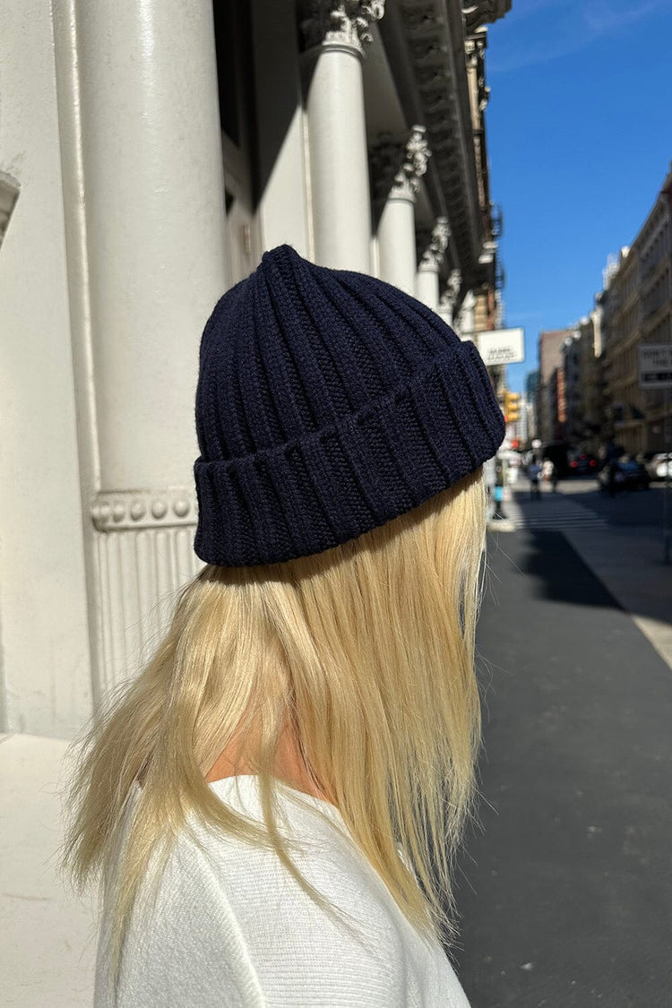 Knit Beanie | Navy Blue