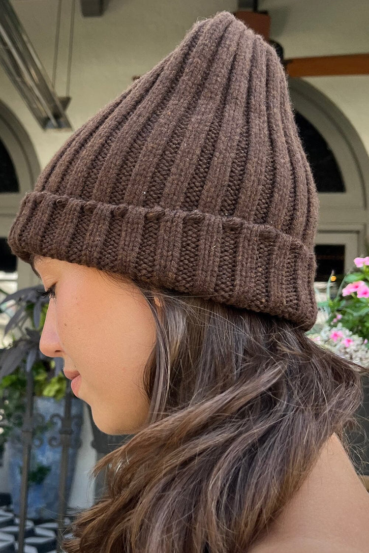 Knit Beanie | Chocolate